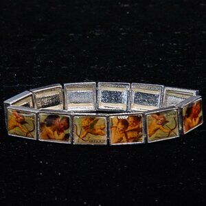 Vintage Amour Tile Stretch Bracelet